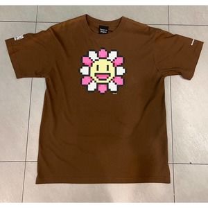 Murakami: Digital Flower Brown T-Shirt